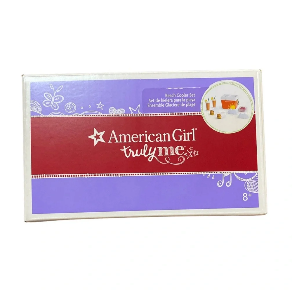 New in Box American Girl Doll Truly Me Retired Beach Cooler Set - Picture 2 of 4